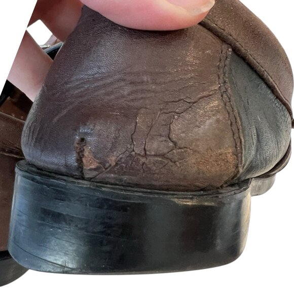 Bass Mens Quimby Leather Kiltie Tassel Slip-On Dress Loafers Black/Brown Sz 10.5 - Picture 7 of 8